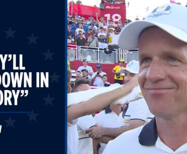 Luke Donald Winning Interview | Sunday Singles | 2025 Ryder Cup