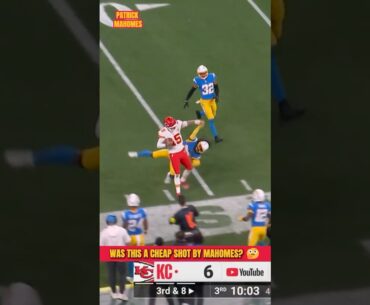 Did Patrick Mahomes Cheap Shot the DB?