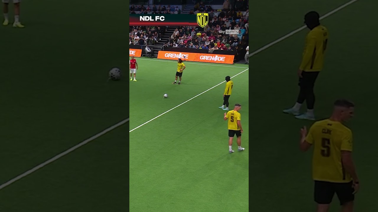 Who’s the MYSTERIOUS masked Premier League star at Baller League? 👀