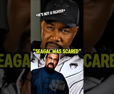 They Wanted Me To HURT Steven Seagal 😱 #kungfu #ufc