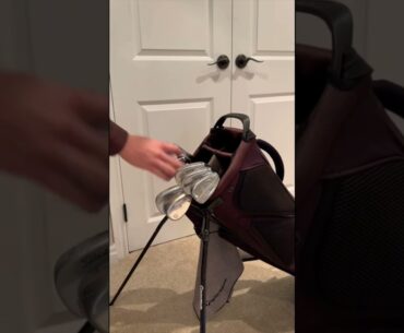 How to properly set up your golf clubs in your golf bag! #shorts #golf