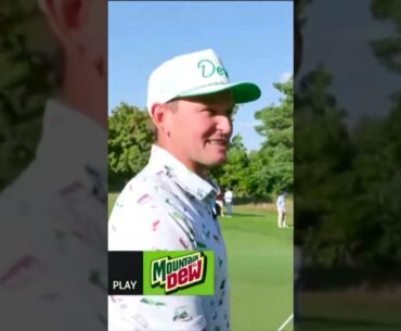 "I never make long putts, that's crazy" 🤣⛳