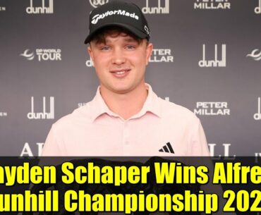 Jayden Schaper Wins Alfred Dunhill Championship 2026 | DP World Tour