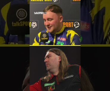 Luke Littler reacts to reaching his third straight PDC World Darts Championship final 🔥