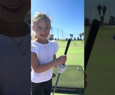 Nobody Told Her She Was Too Young #golfgirl #golfswing #golfshorts #golf #girlgolfers #ladygolfer