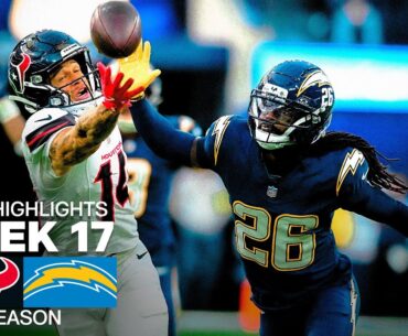 Houston Texans vs Los Angeles Chargers Game Highlights | 2025 NFL Season Week 17