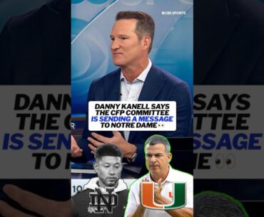 The CFP committee is SENDING A MESSAGE to Notre Dame #notredame #cfp