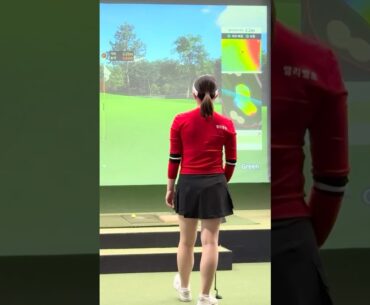 짧지만 만만치않아! 한파고 풀가동 🤖❤️🖤 | KLPGA 한지민(Jimin Han) #응원릴레이 #한지민2025