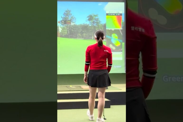 짧지만 만만치않아! 한파고 풀가동 🤖❤️🖤 | KLPGA 한지민(Jimin Han) #응원릴레이 #한지민2025