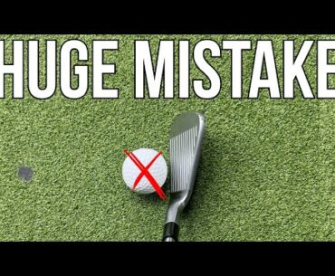 Stop Hitting at the Golf Ball