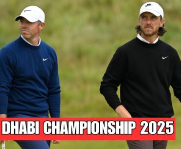 Abu Dhabi Championship 2025 | Rory McIlroy Chasing Fleetwood Round 3