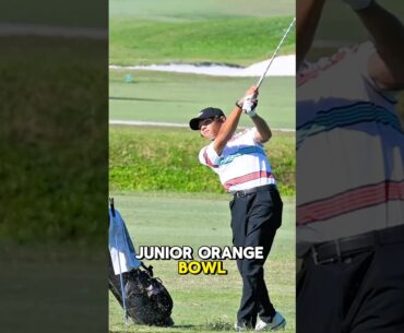 Tiger Woods and Matt Kuchar in the gallery at the Junior Orange Bowl supporting their sons⛳️🍊 #golf