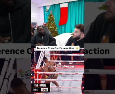 Terence Crawford’s reaction to Jake Paul vs. Anthony Joshua 🤣 #boxing #adinross #jakejoshua