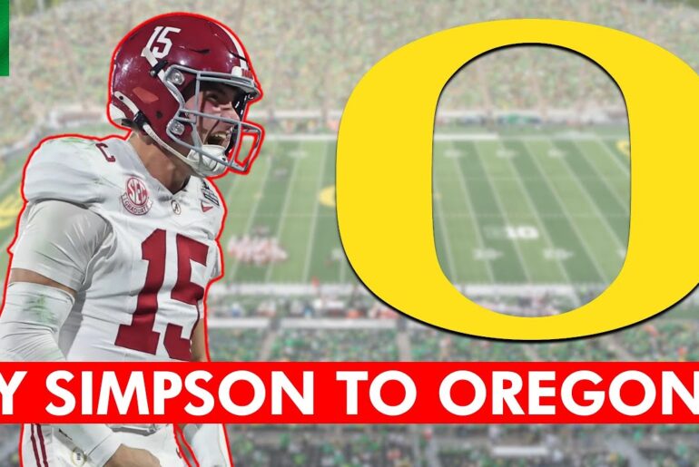 🚨BOMBSHELL REPORT On Ty Simpson Oregon Transfer Rumors | Oregon Football Rumors