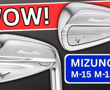 NEW Mizuno M13 & M15 Irons - STUNNING !!