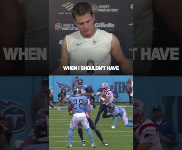 Drake Maye is not a check down charlie 😂