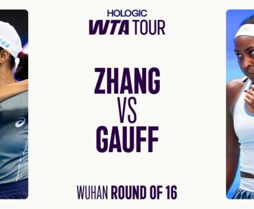 Shuai Zhang vs. Coco Gauff | 2025 Wuhan Round of 16 | WTA Match Highlights