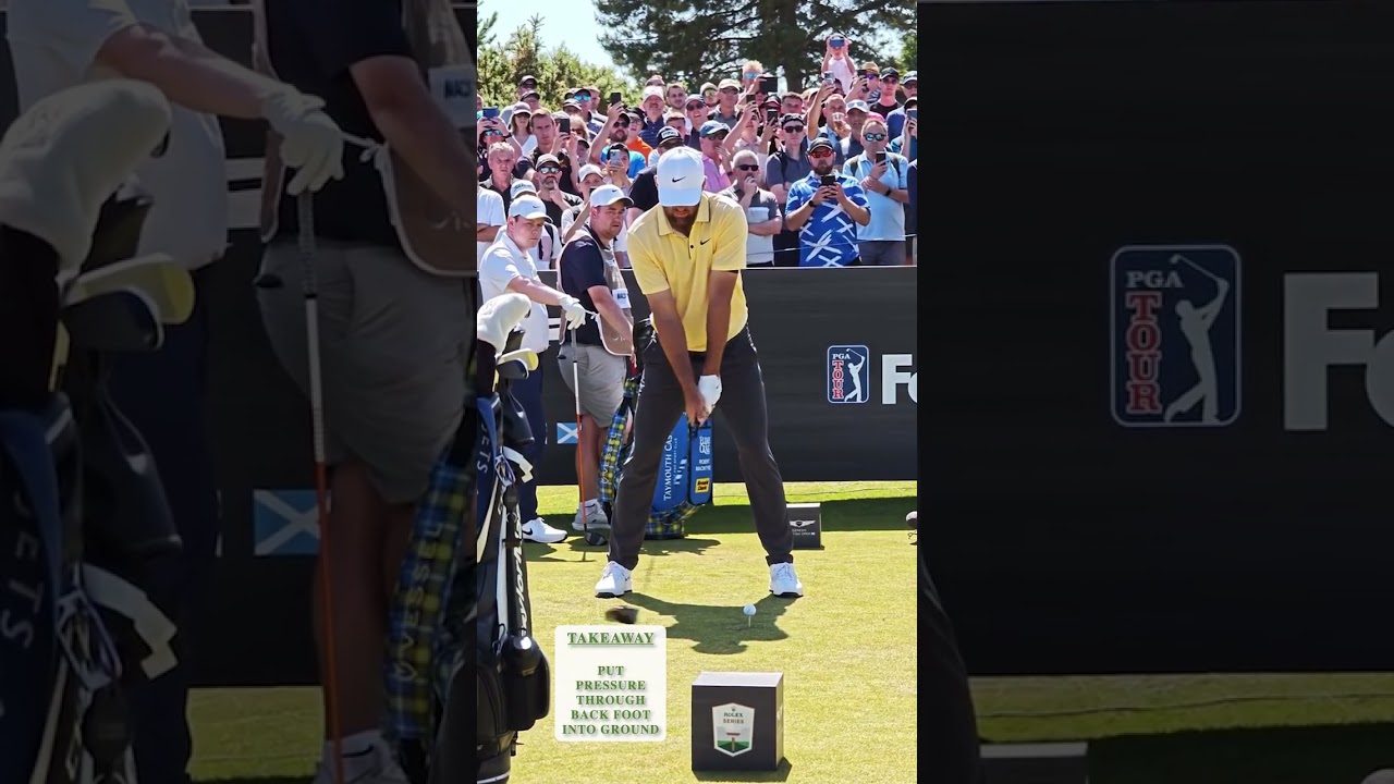 Scottie Scheffler Driver Slow Motion | Weight Transfer + Hip Rotation Power