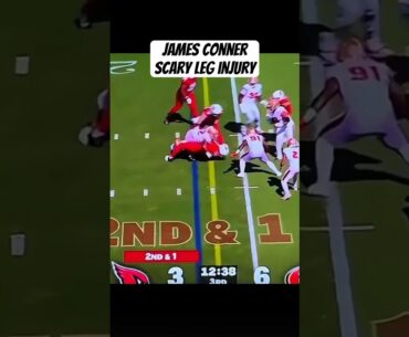 James Conner scary leg injury! #shorts