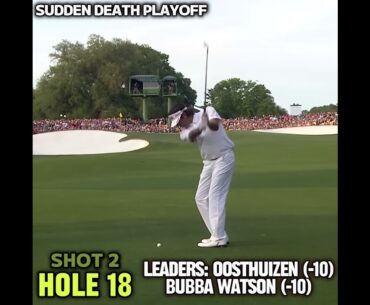 The ending to the 2012 Masters: Bubba Watson vs Louis Oosthuizen #golf #pga #masters #viral #livgolf
