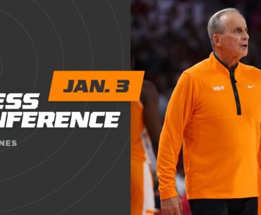 MBB | Rick Barnes Postgame vs. Arkansas (1.3.26)