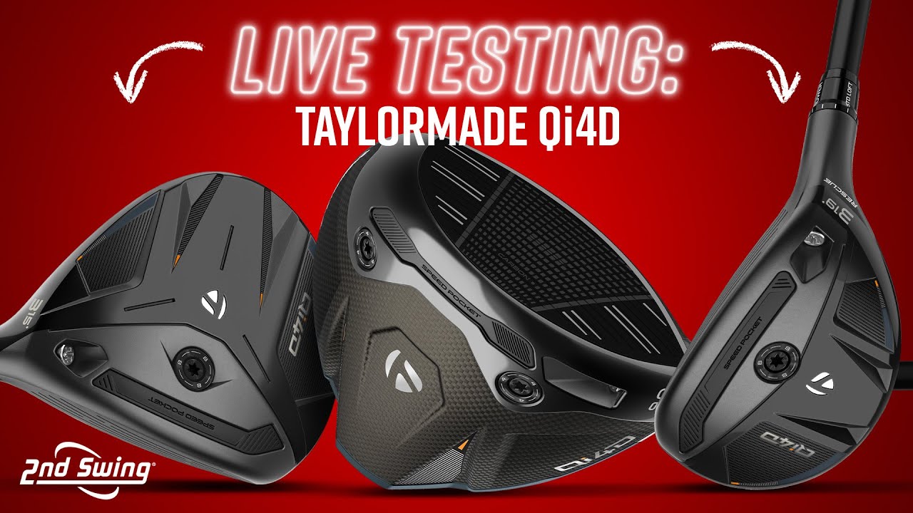 LIVE Testing! TAYLORMADE Qi4D Drivers, Fairway Woods & Rescues