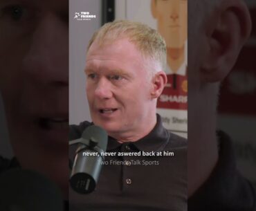 Was Paul Scholes the exception to Sir Alex’s Hairdryer Treatment? #football #soccer #manunited