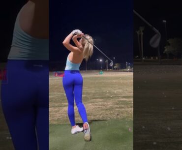 Amazing Golf Swing you need to see | Golf Girl awesome swing | Golf shorts | Claire He