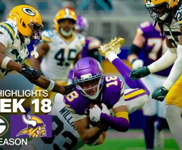 Green Bay Packers vs Minnesota Vikings Game Highlights | 2025 NFL Season Week 18