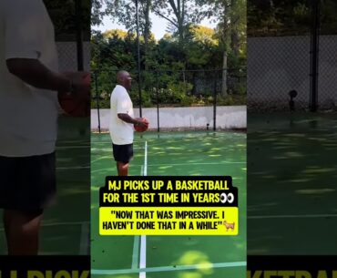 Michael Jordan back on the court👀