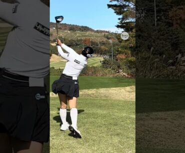 올라간 그대로 내려온다, 메이저퀸의 방식 🤍🖤 | KLPGA 이다연(Dayeon Lee) #응원릴레이 #이다연2026