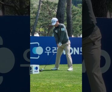 [조민규]프로 자기만의 효율적인 Upper? 스윙인 듯.. 큰 키가 아니어서 ?  우리금융 챔피언십 #golf #golfswing #골프스타 #골프 #골프스윙 #골프레슨