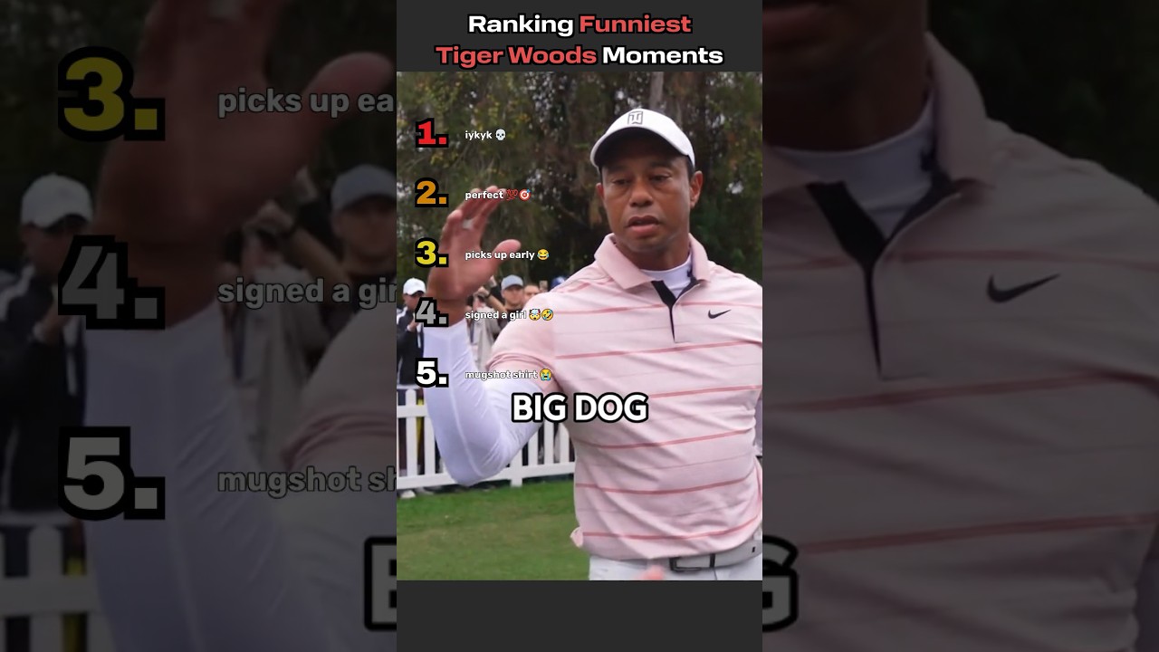 Tiger Woods is Actually Funny Bro 😂🏌🏼 #tigerwoods #golf #funnygolf #shortviral