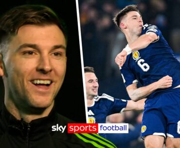 "People keep sending me my goal with Titanic music" 😅 | Kieran Tierney on his Scotland wondergoal