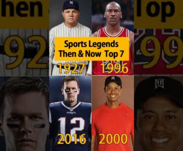 USA Sports Legends 7 GOATs: Then & Now 😱🏆