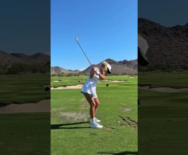 A lil range session asmr😌⛳️ #golfbabe #golf #golfer #golflife #golfbabes #golfswing