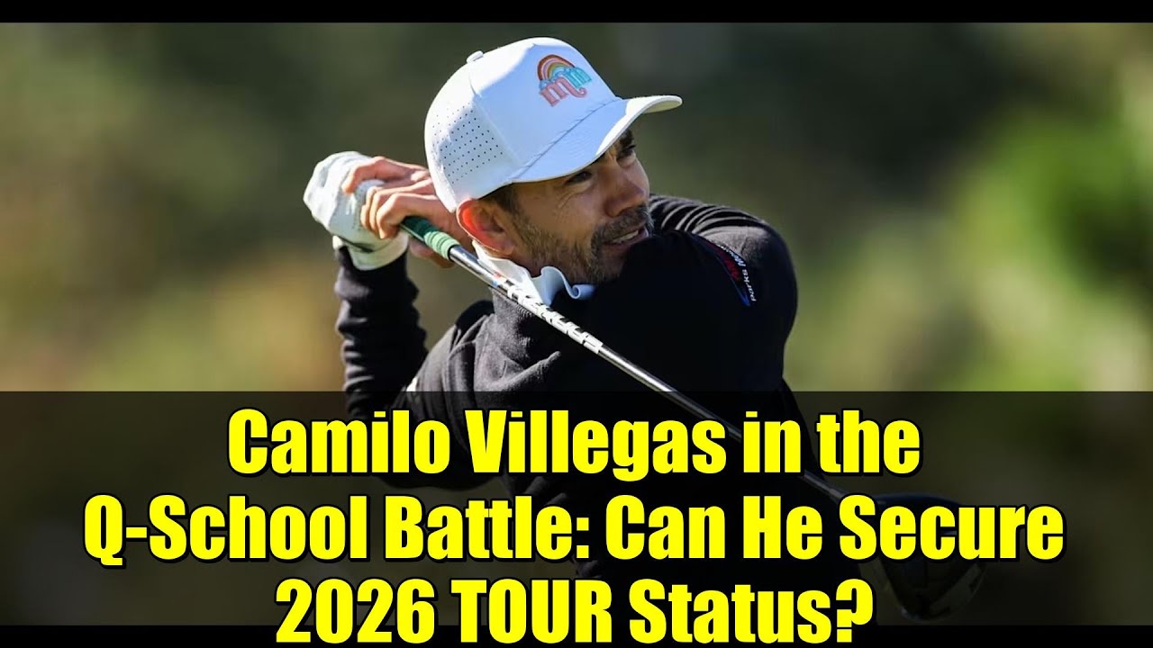 Camilo Villegas in the Q-School Battle: Can He Secure 2026 TOUR Status?
