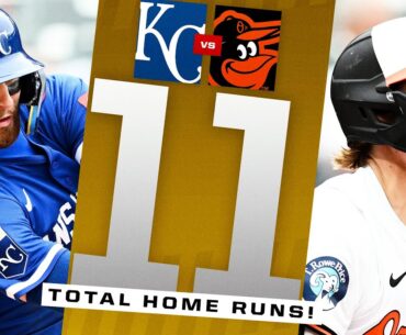 EVERY HOME RUN: Royals, Orioles combine for 11 total home runs!