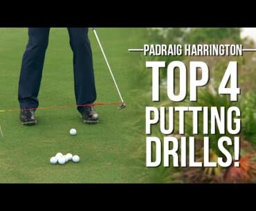 Padraig Harrington The ONLY 4 Putting Drills You Will Ever Need