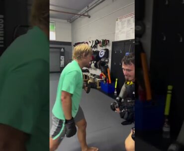 Paddy Pimblett and Tom Aspinall THROW HANDS 🤯 (via @theufcbaddy) | Sports Illustrated