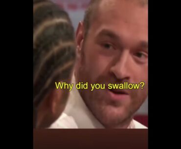 "YOU WILL SWALLOW YOUR TEETH AGAINST ME!" Tyson Fury & David Haye argument #boxing #davidhaye #fury