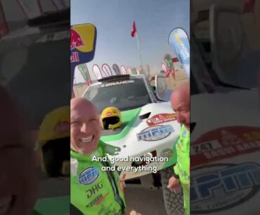 Tim en Tom Coronel genieten van zandduinen Dakar Rally