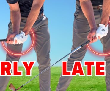 Exactly WHEN (and HOW) To HINGE Your Wrists in the Backswing