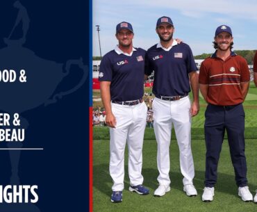 Rose & Fleetwood vs DeChambeau & Scheffler | Saturday Four-Balls | Full Highlights | 2025 Ryder Cup