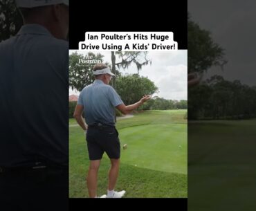 Ian Poulter Hits Huge Drive Using A Kids’ Driver! 😮