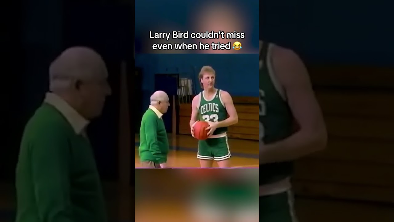Larry Bird couldn’t even miss on purpose 😂 #celtics #nba | FanSided