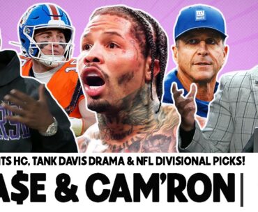 GIANTS LANDED JOHN HARBAUGH, TANK DAVIS DRAMA, GIANNIS VS. BUCKS FANS & NFL DIVISIONAL ROUND PICKS!