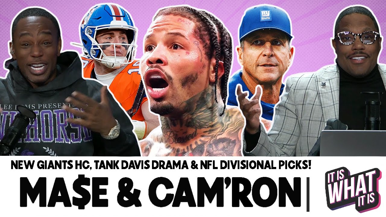 GIANTS LANDED JOHN HARBAUGH, TANK DAVIS DRAMA, GIANNIS VS. BUCKS FANS & NFL DIVISIONAL ROUND PICKS!