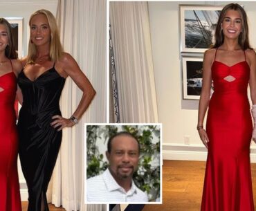 Kai Trump and Mom Vanessa Get Glammed Up for Tiger Woods’ 50th Birthday Bash