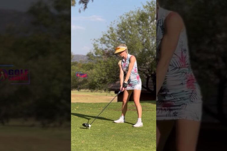Amazing Golf Swing you need to see | Golf Girl awesome swing | Golf shorts | Tijana Kraljevic